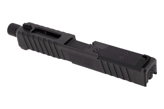Noveske GLOCK 19 Gen 5 DM Slide and Threaded Barrel uses a DMOS system for optics mounting